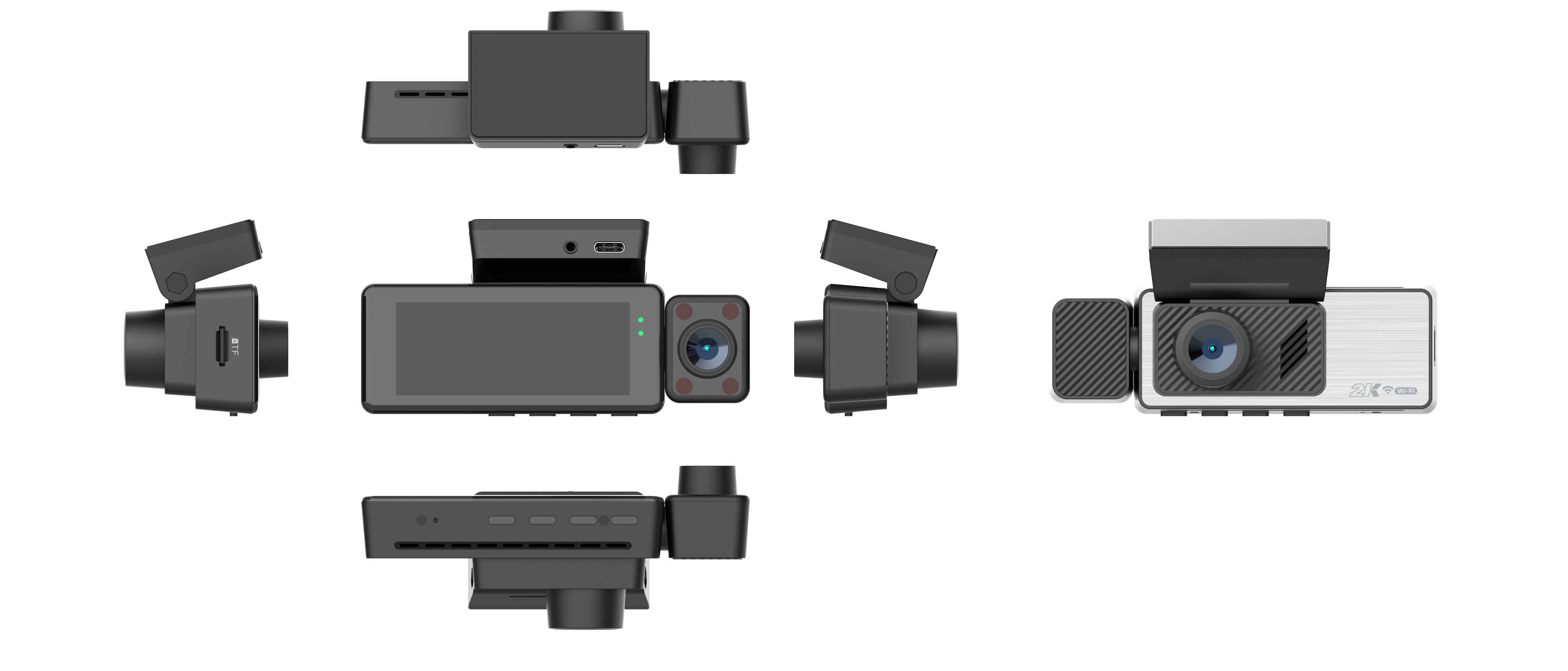 Zynocam 3-in-1 (front, rear, inside) Dash Cam